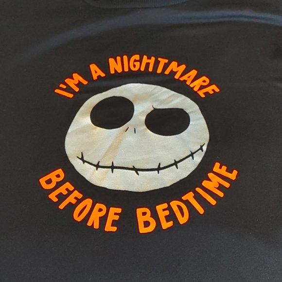 💚NWT Kids Disney Nightmare Before Christmas Pajama Top - Picture 3 of 7